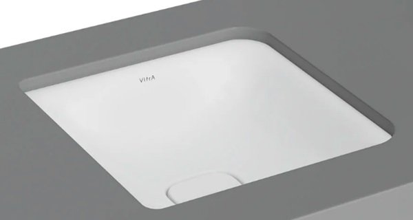 Vitra 7533B001-1083 Metropole Kare Tezgahaltı Lavabo Mat Beyaz.